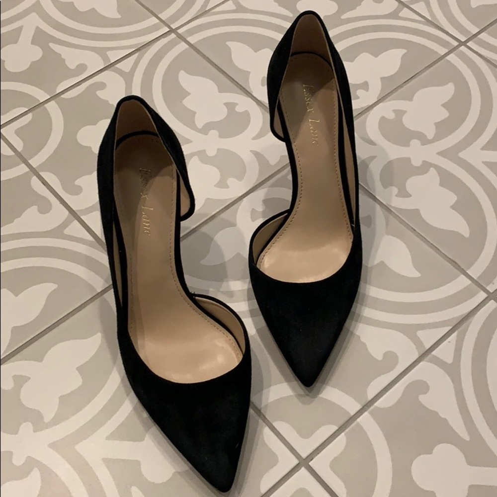 Black Suede Pumps